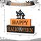 Glitzhome® 9.5" Happy Halloween Haunted House Block Sign